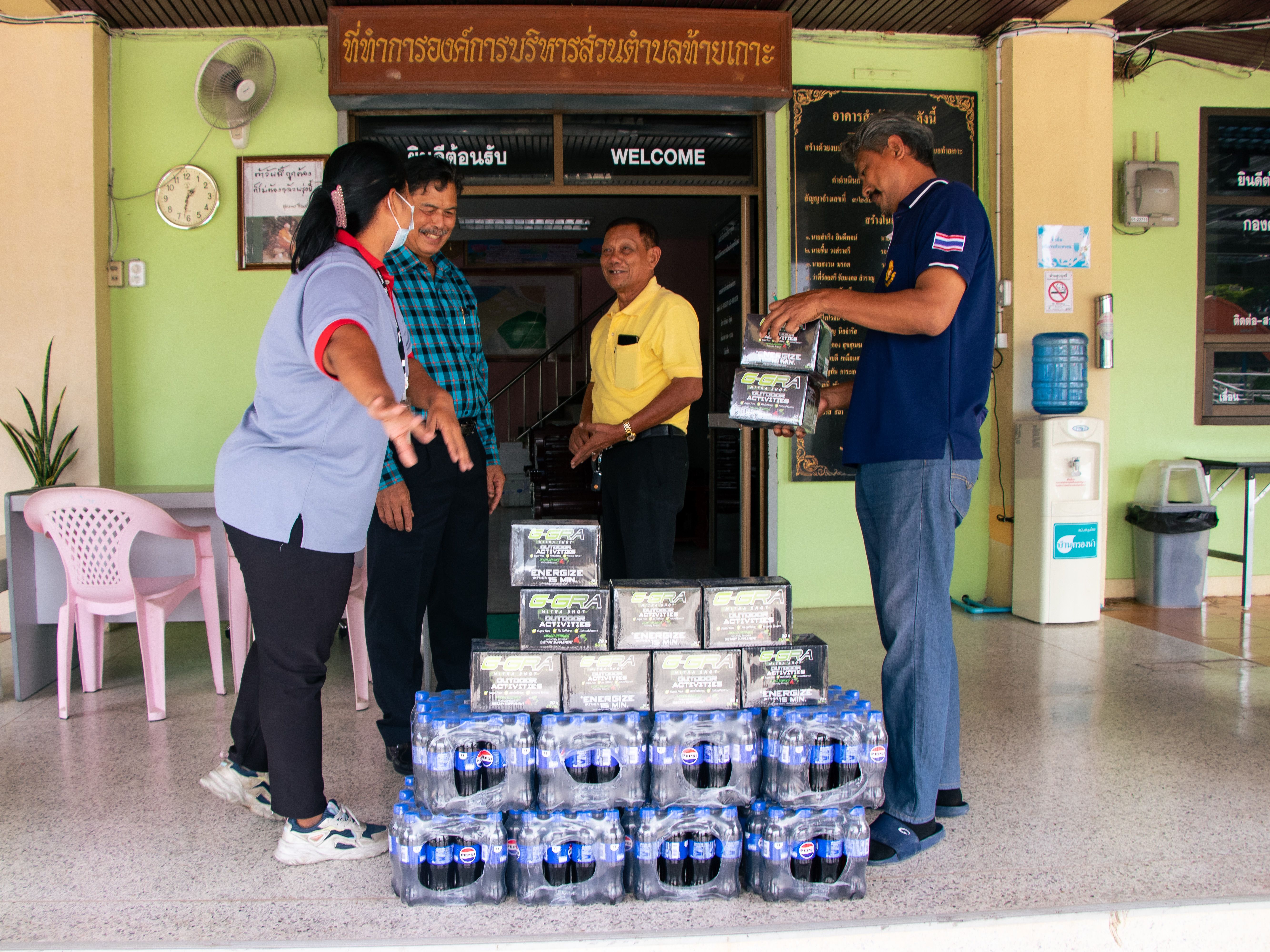 กลุ่มบริษัทไทยวา สนับสนุนกิจกรรมงานประจำปีกีฬาตำบลท้ายเกาะ จังหวัดปทุมธานี