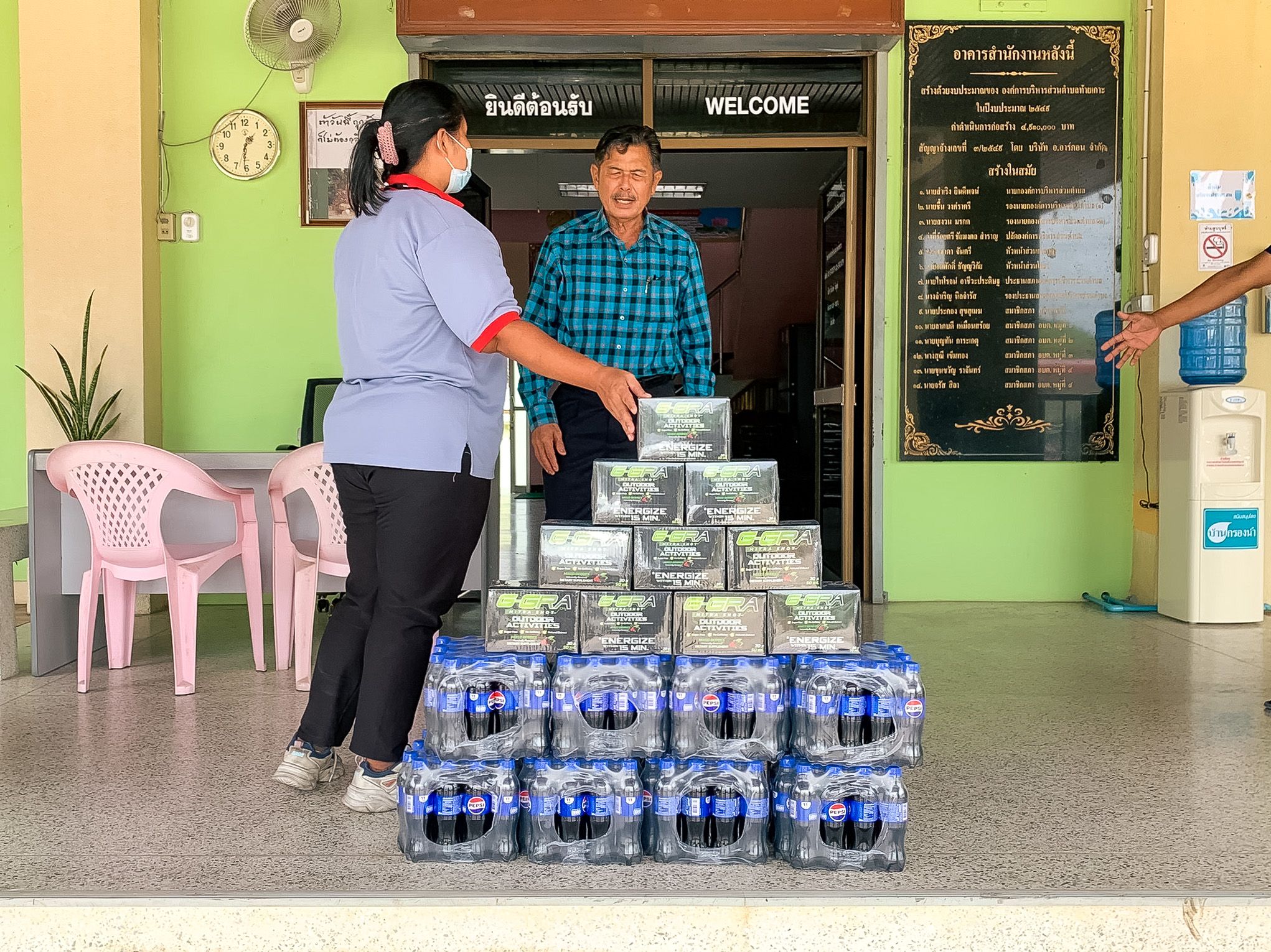 กลุ่มบริษัทไทยวา สนับสนุนกิจกรรมงานประจำปีกีฬาตำบลท้ายเกาะ จังหวัดปทุมธานี